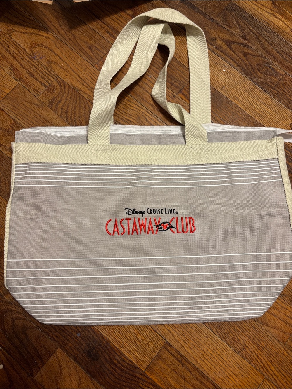 Disney Castaway Club Gray Beach Tote Bag
